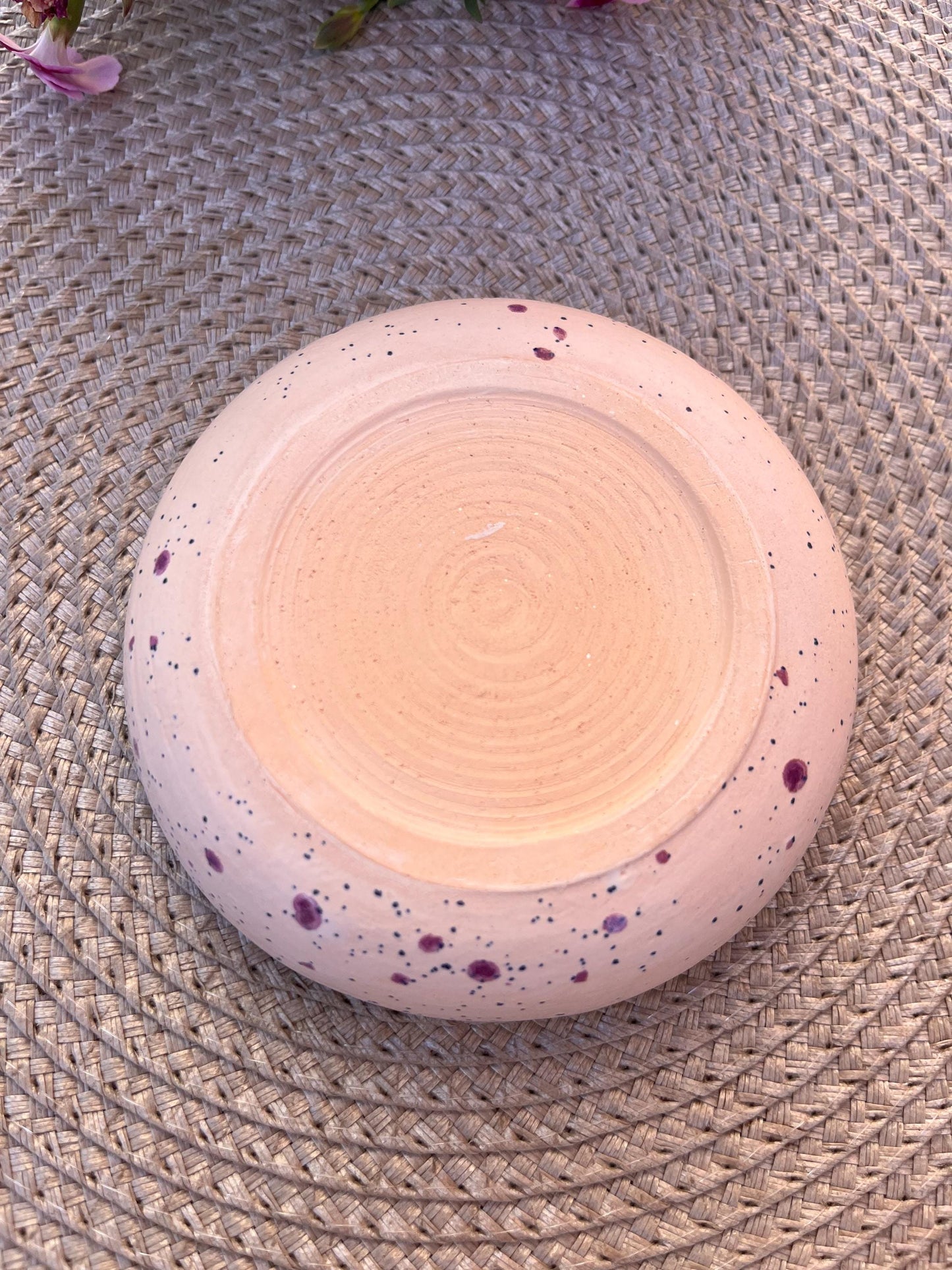Handmade Speckled Ceramic Jewelry Dish, Ring Holder Tray, Artistic Decor
