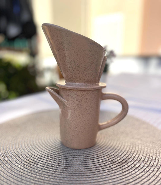 Handmade Ceramic Dripper Set with Teapot | Pour Over Coffee Set