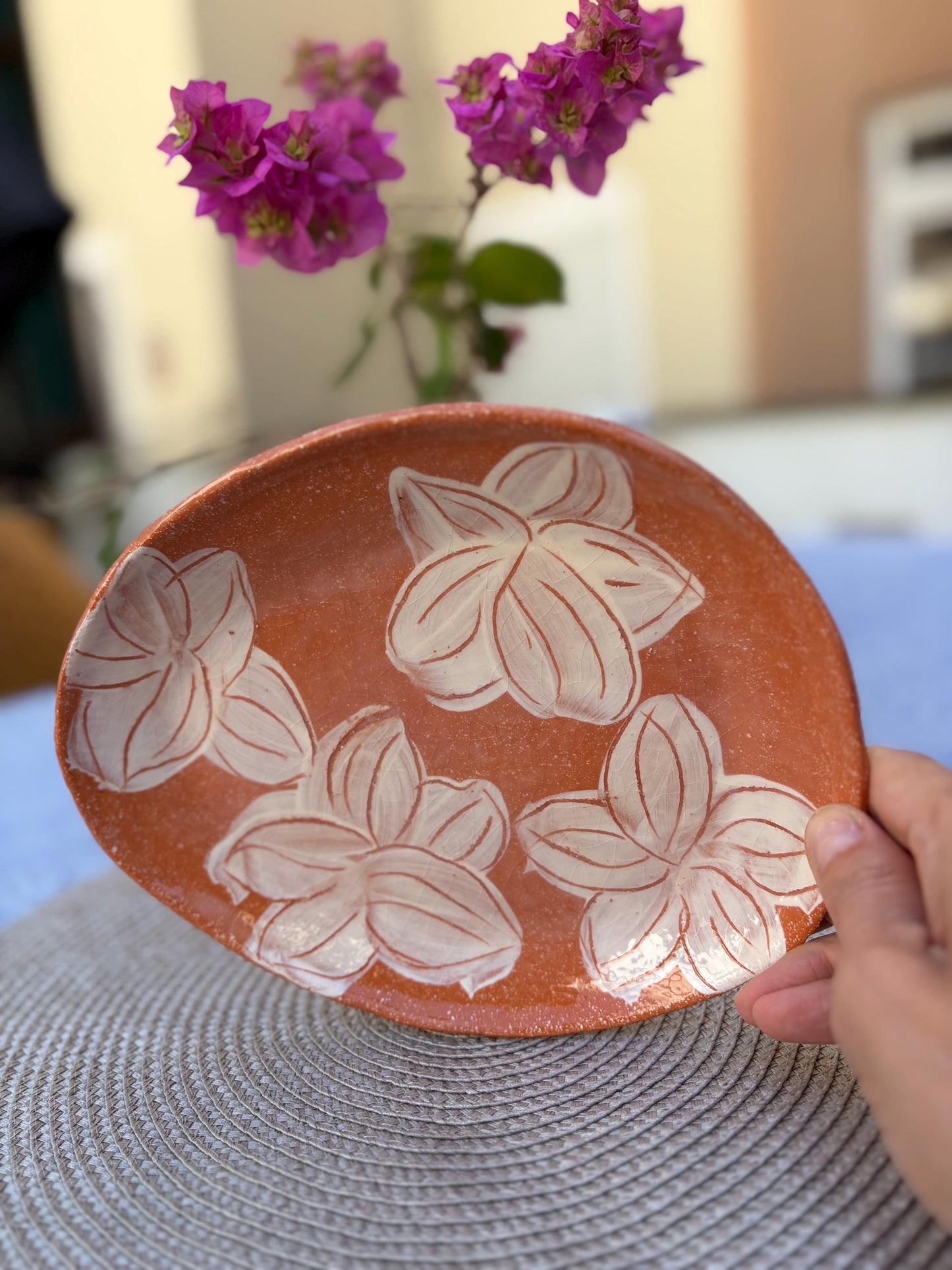 Handmade Sushi Serving Set | Ceramic Sushi Plate and Sauce Bowl | Stoneware Sushi Dish | Tapas Serving Set